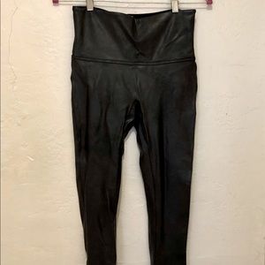 SPANX Faux Leather Leggings | Petite L